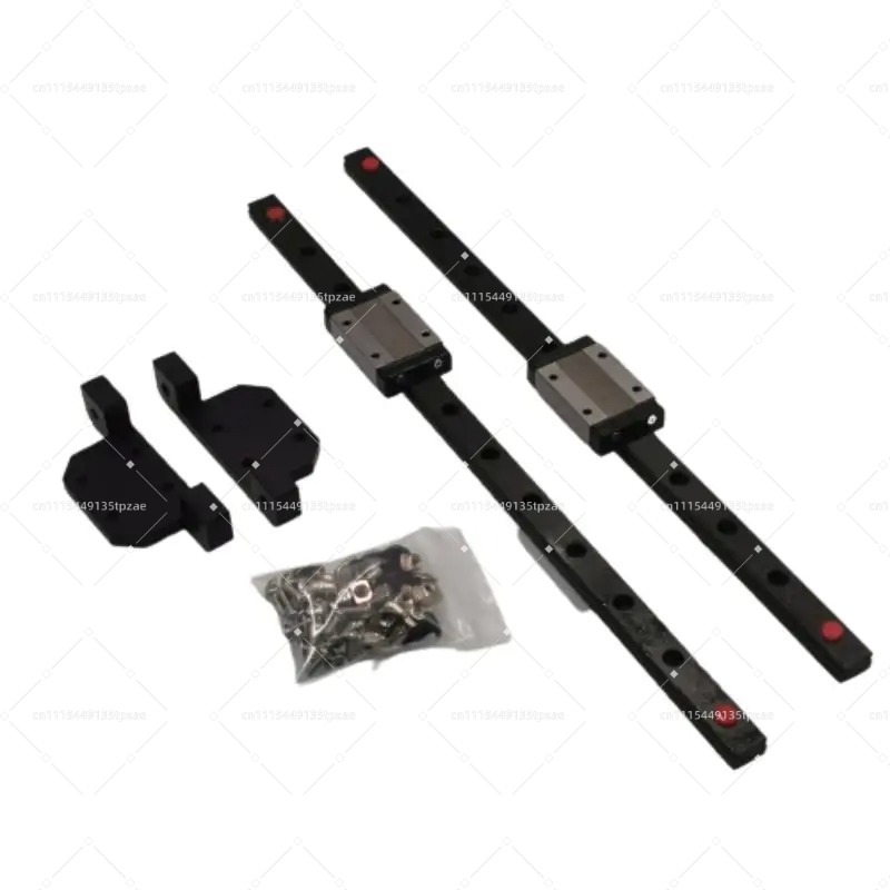 Creality Printer Ender 3 - 1 Stück Y-Achsen-Linearführungsadapter-Kit, Dual-Linearführungs-Upgrade-Set für Creality