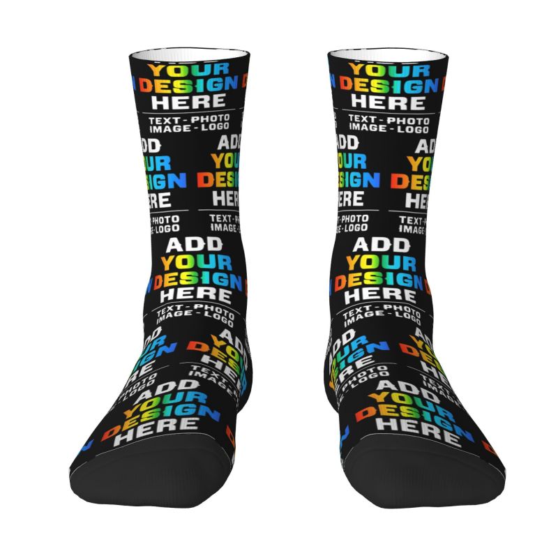3D Printing Custom - Personalisierte Herrensocken mit Ihrem Namen, Unisex