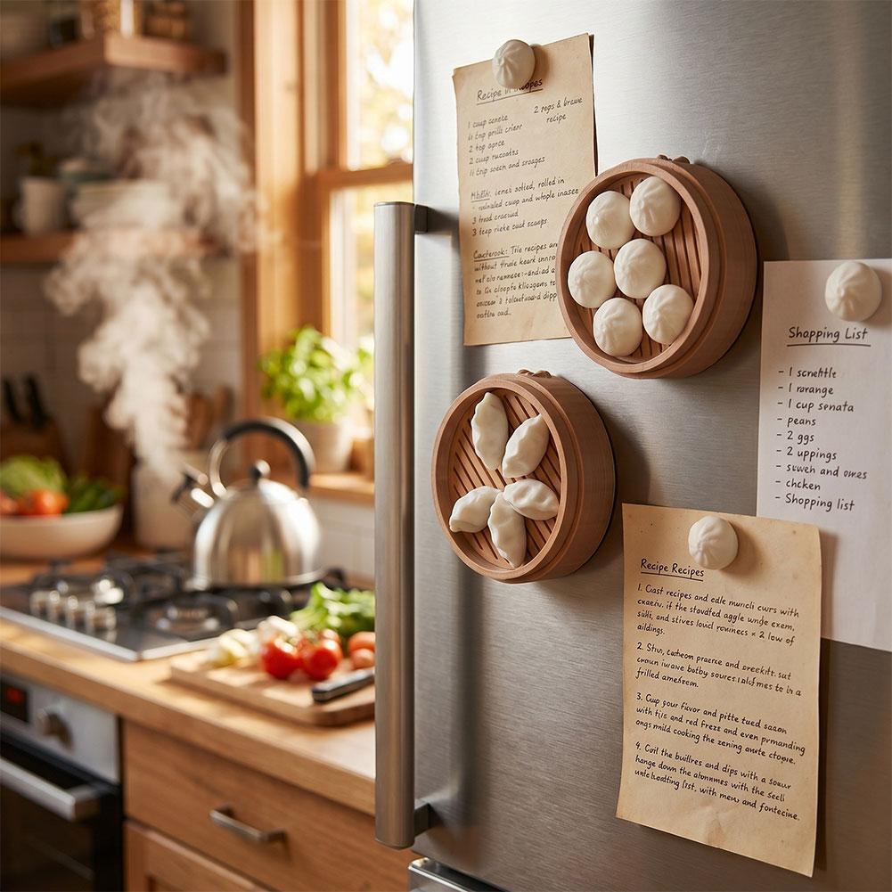3D Printing Labubu - 3D-Druck Brötchen- und Knödel-Eierhalter Kühlschrankmagnet Plastik