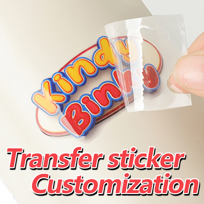 3D Printing Labubu - 50 Stück individuelle DTF-Transferaufkleber, 3D-UV-Druck, personalisiertes