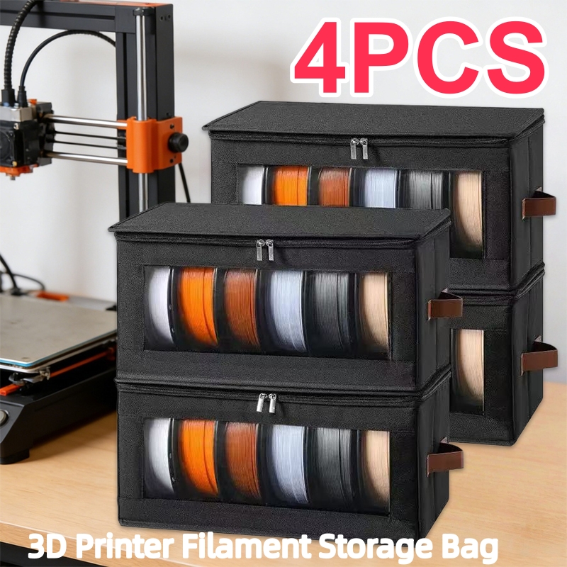3D Printing On Fabric - 1/4 Stück 3D-Drucker Filament-Aufbewahrungstasche Filament-Aufbewahrungsbox 3D-Druck