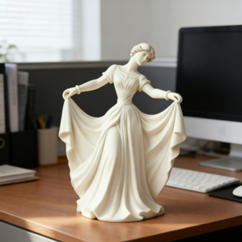 3D Printing Technology - 3D-Gedruckte Ballett-Skulptur - Elegante Tänzerin-Statue für