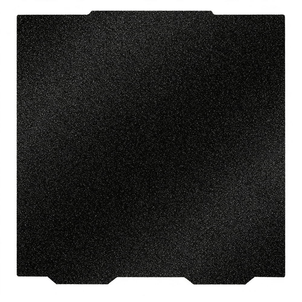 3D Printer Bed Spring - Schwarze strukturierte PEI-Bauplatte 305x321mm für Prusa