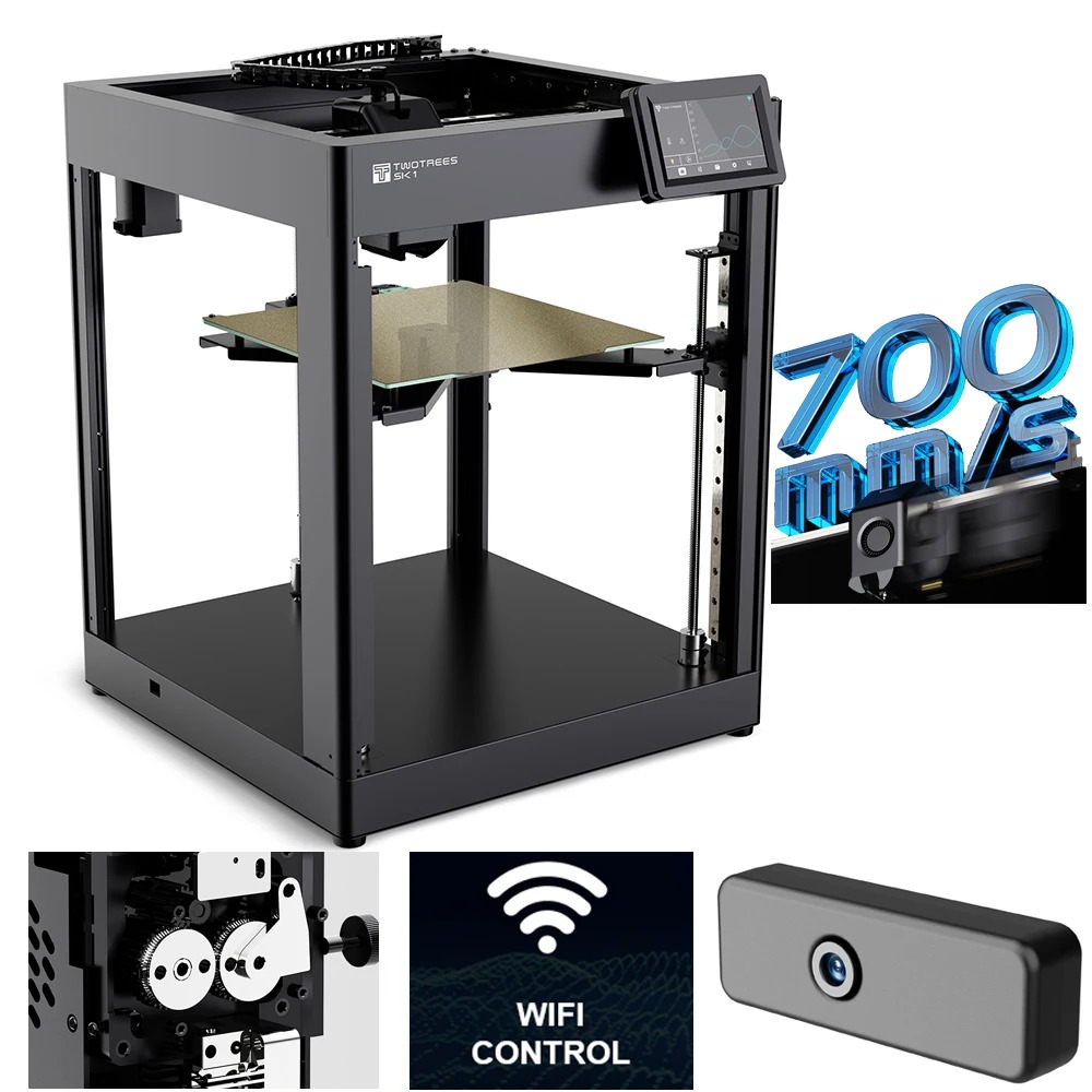 3D Printing Software - Twotrees SK1 Hochgeschwindigkeits-3D-Drucker mit Direkter Extrusion,