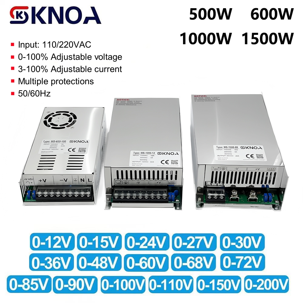 500W 600W 1000W 1500W Einstell – 3D Printer Power Supply Bewertung und Preis