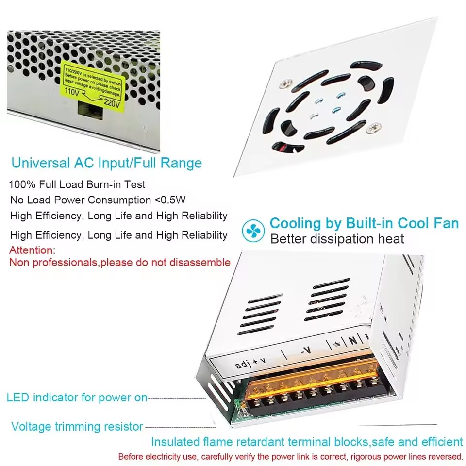 Schaltnetzteil DC 5V 2A 5A 10A – 3D Printer Power Supply Bewertung und Preis