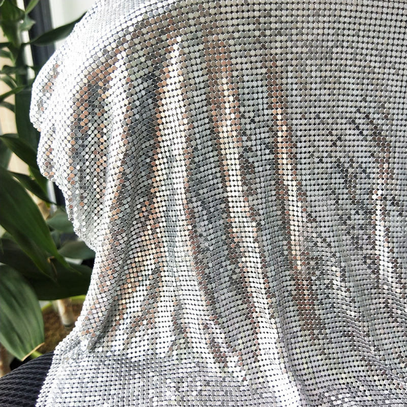 Silber Metall Mesh Stoff, Kett – 3D Printing On Fabric Bewertung und Preis