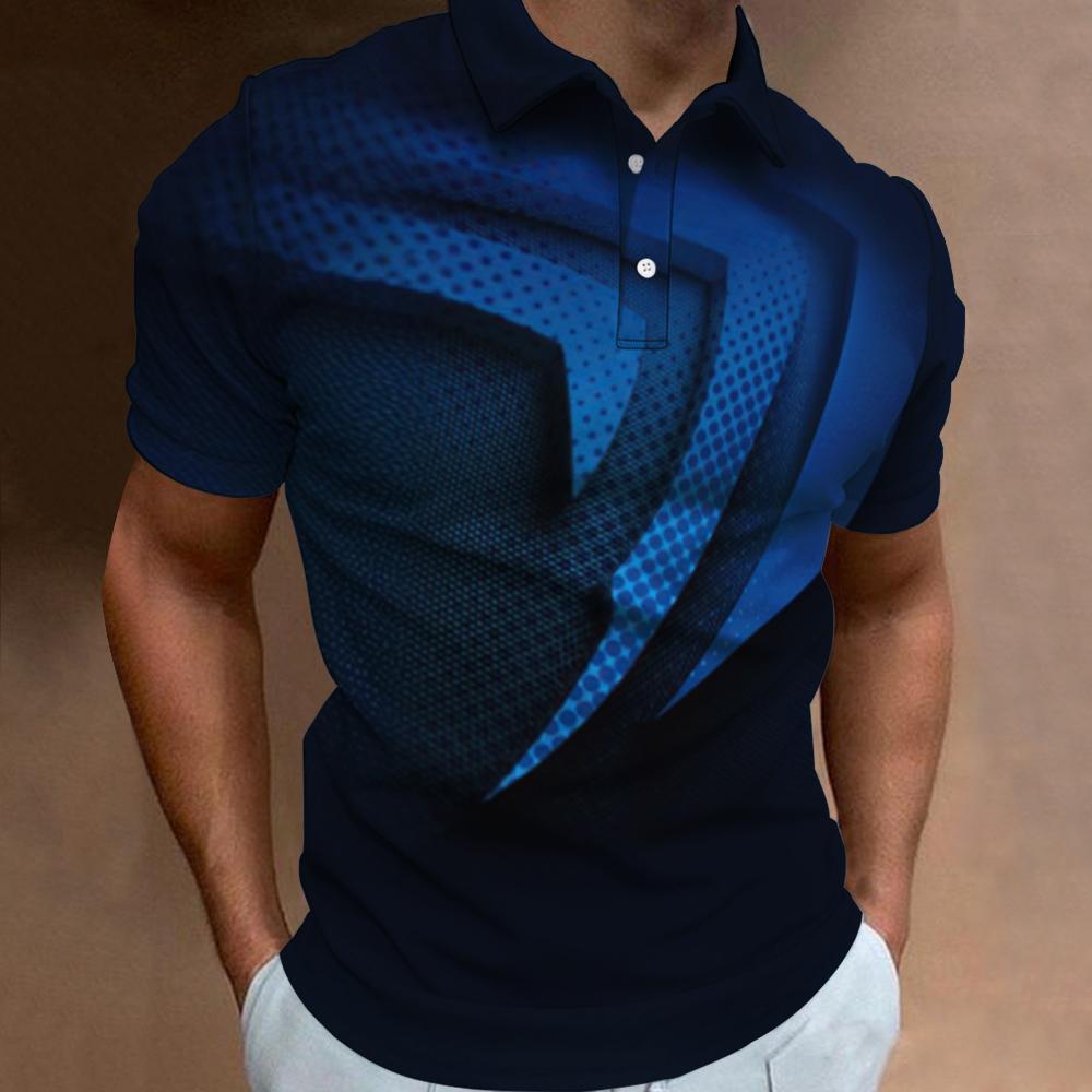 Mode Polo T-Shirts Für Männer  – 3D Printing Technology Bewertung und Preis