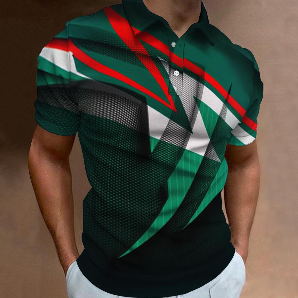 Mode Polo T-Shirts Für Männer  – 3D Printing Technology Bewertung und Preis
