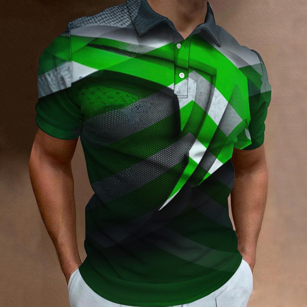 Mode Polo T-Shirts Für Männer  – 3D Printing Technology Bewertung und Preis