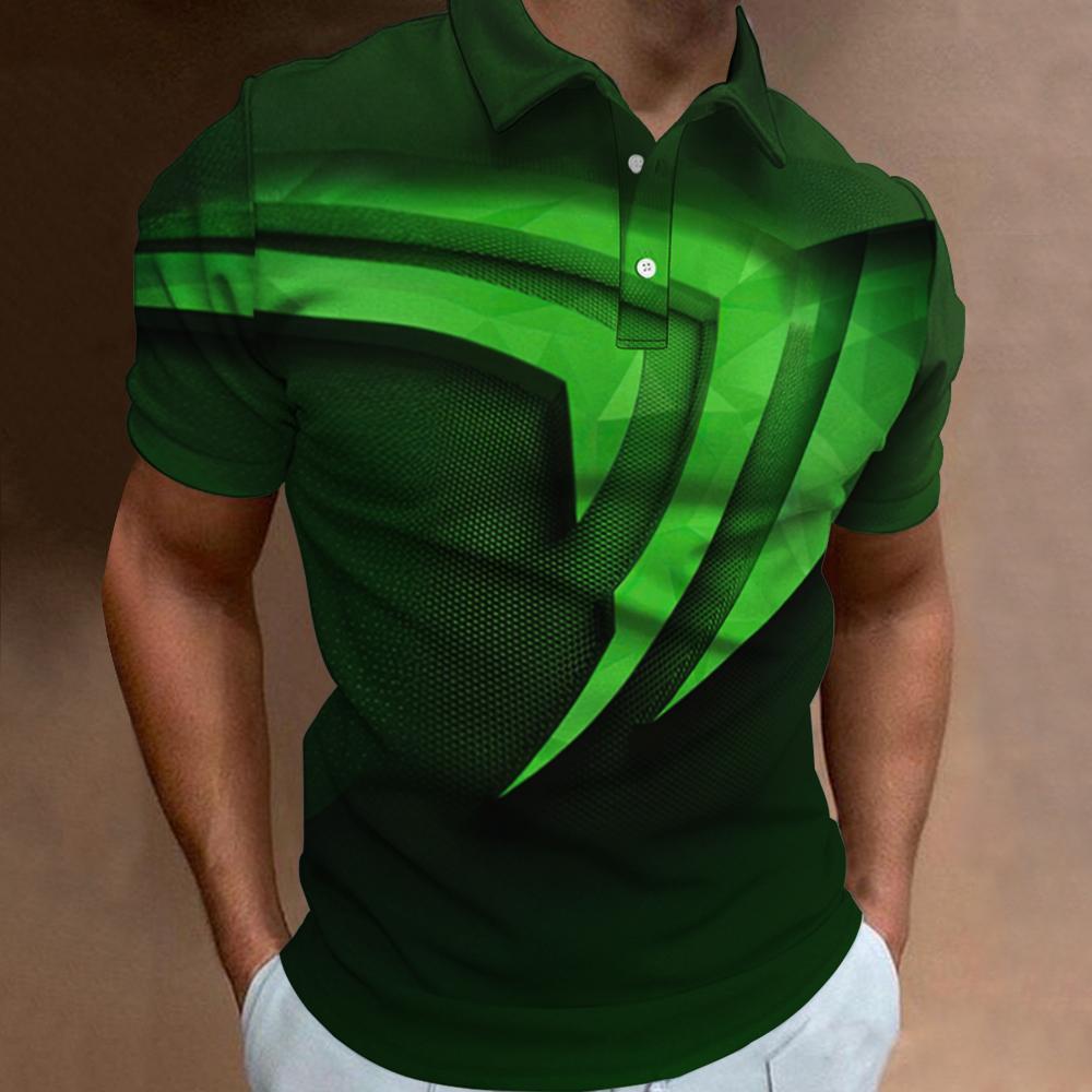 Mode Polo T-Shirts Für Männer  – 3D Printing Technology Bewertung und Preis