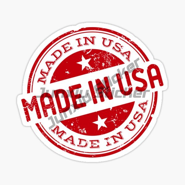 MADE IN USA Flaggen-Vinyl-Auto – 3D Printing Car Bewertung und Preis