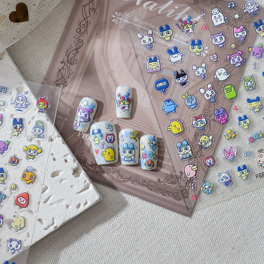 Tamagotchi Cartoon 3D-Reliefau – 3D Printing Nails Bewertung und Preis