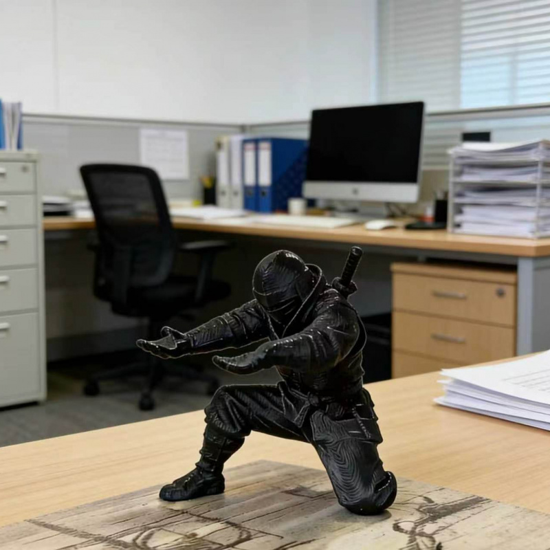 Ninja-Stiftehalter 3D-Gedruckt – 3D Printing Office Setup Bewertung und Preis