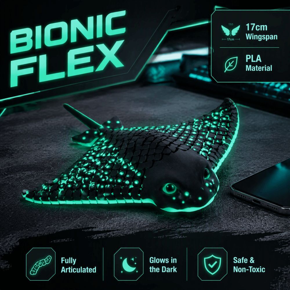 3D-Gedruckter Mantarochen, Leu – 3D Printing Room Bewertung und Preis