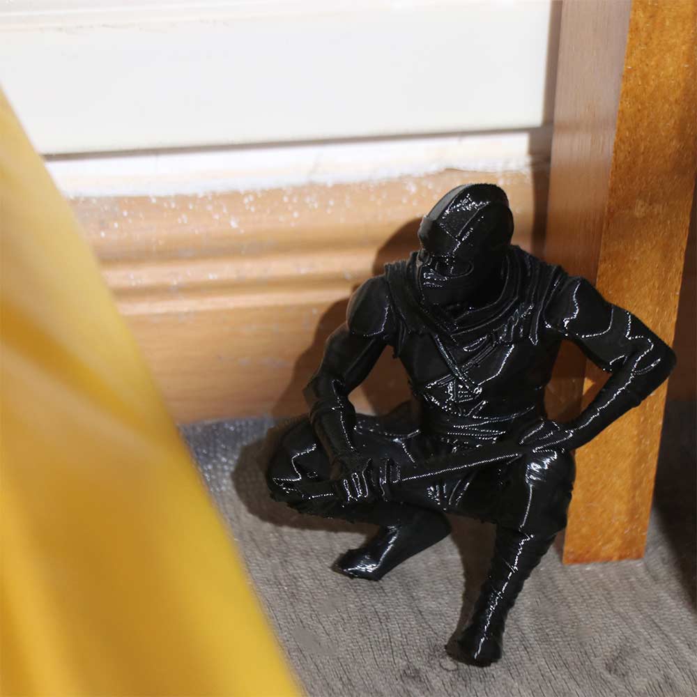 Lustiges Ninja-Krieger-Ornamen – 3D Printing Desk Bewertung und Preis