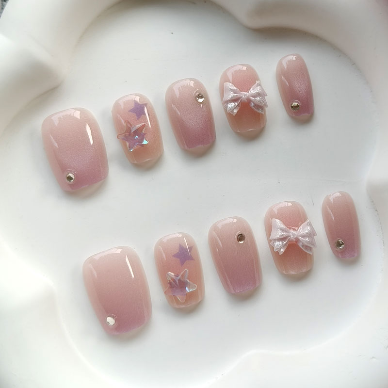 10 Stück Modische Süße Rosa-Li – 3D Printing Nails Bewertung und Preis