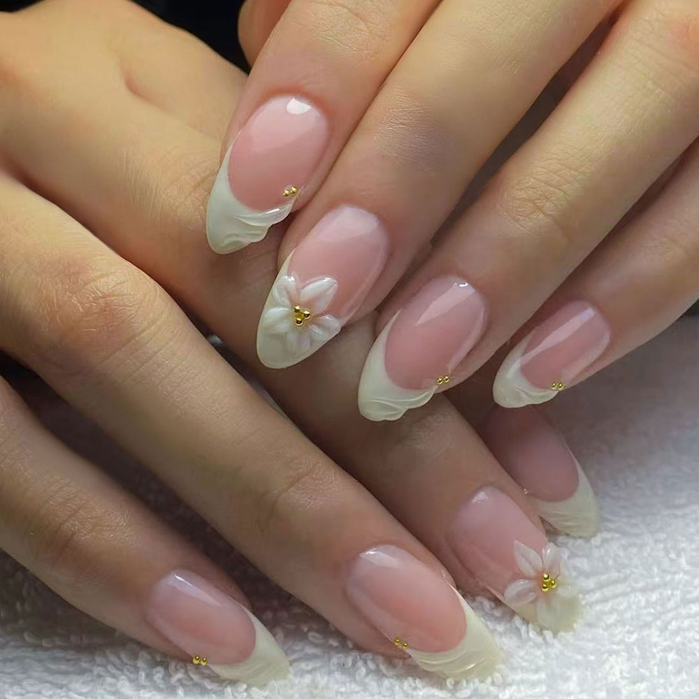 24 Stück 3D-Gelnägel in Mandel – 3D Printing Nails Bewertung und Preis
