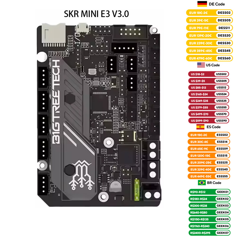 BIGTREETECH SKR MINI E3 V3.0 3 – 3D Printer Power Supply Bewertung und Preis