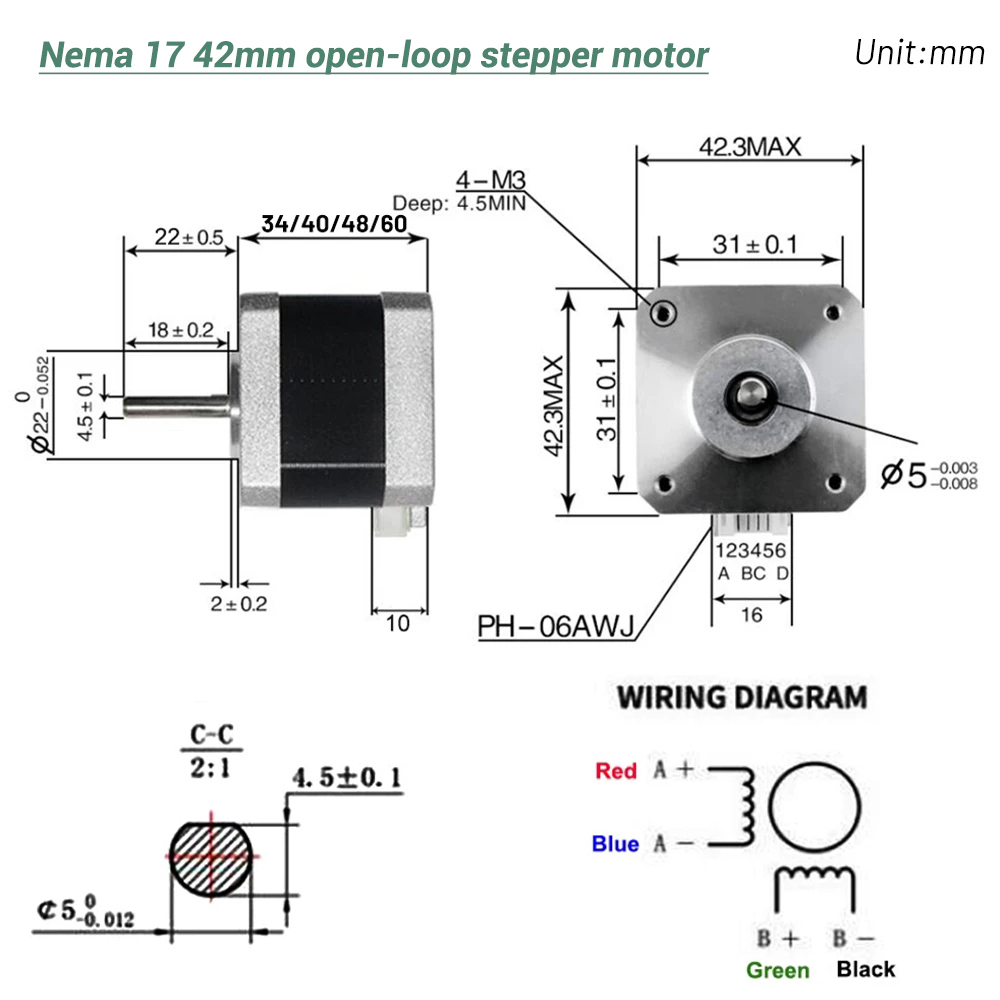 Nema17 Schrittmotor 42 Motor 4 – Stepper Motor Bewertung und Preis