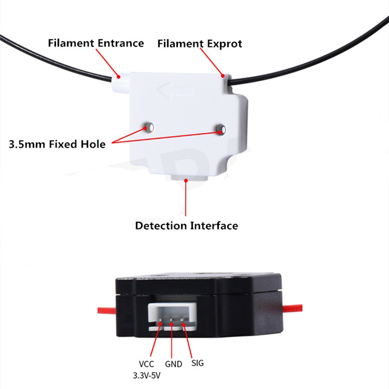 KUFAN 3D-Drucker-Filament-Brea – Filament Runout Sensor Bewertung und Preis