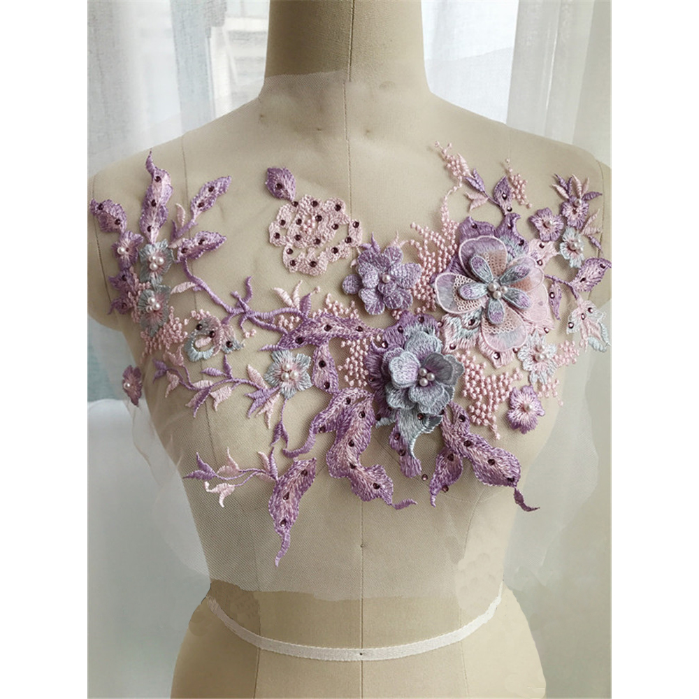 3D-Blumen, perlenbesetzte Spit – 3D Printing On Fabric Bewertung und Preis