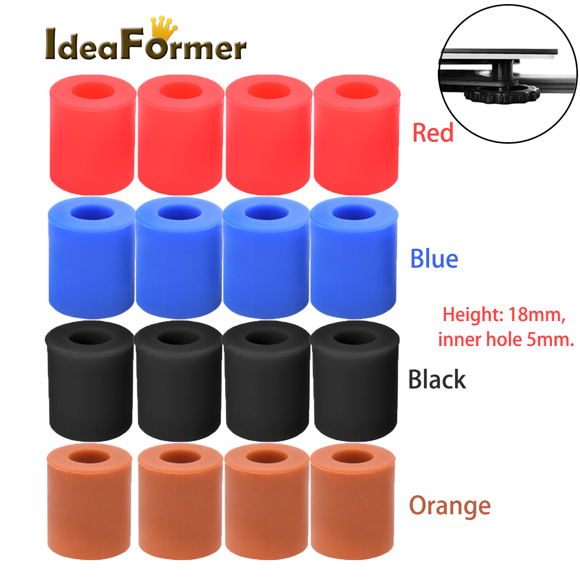 IdeaFormer 4 Stück Hochtempera – 3D Printer Bed Spring Bewertung und Preis
