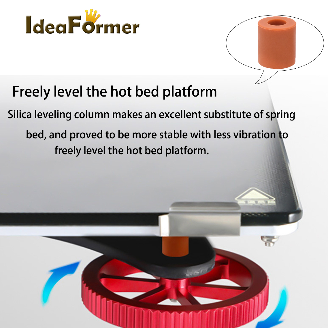 IdeaFormer 4 Stück Hochtempera – 3D Printer Bed Spring Bewertung und Preis